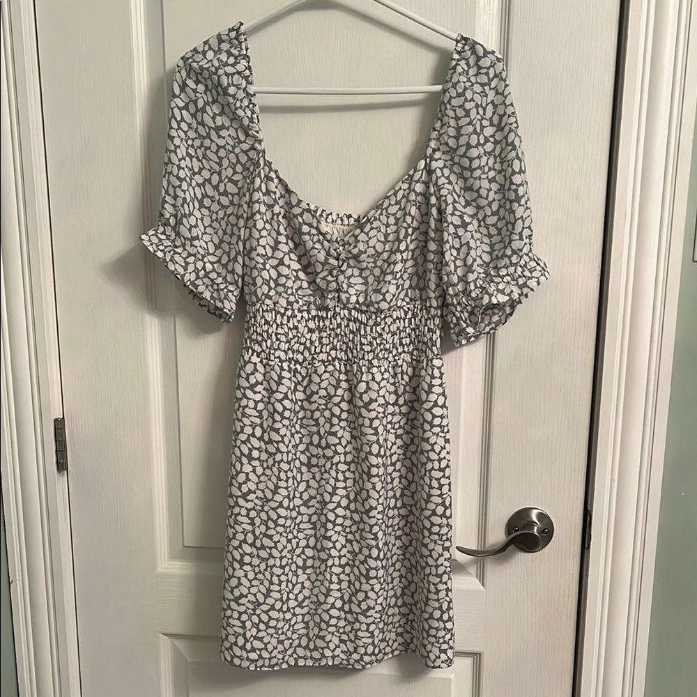 A&F Green Patterned Dress